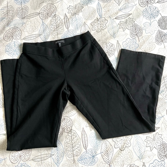 Eileen Fisher Viscose stretch ponte pull on pants - Picture 2 of 9